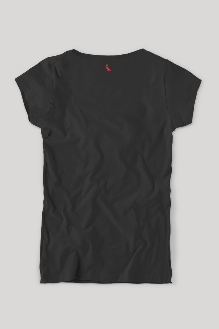 Camiseta Preta  Reserva Feminina Coruja