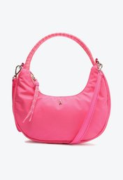 Bolsa Crossbody Rosa Anacapri Baguete Nylon Sporty
