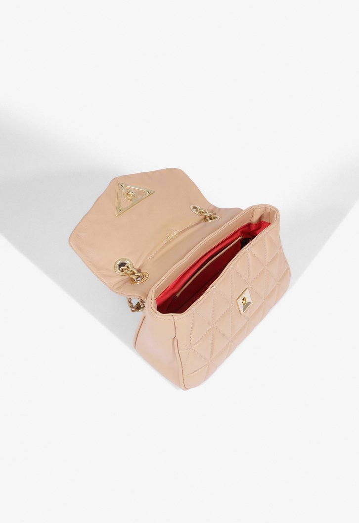 Bolsa Tiracolo Bege Schutz Pequena Matelassê 944