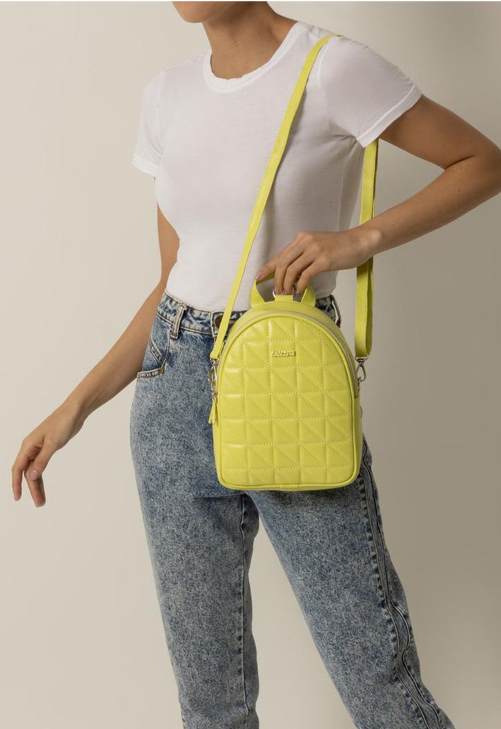 Mochila Verde Anacapri Lemon Geórgia Matelassê Pequena