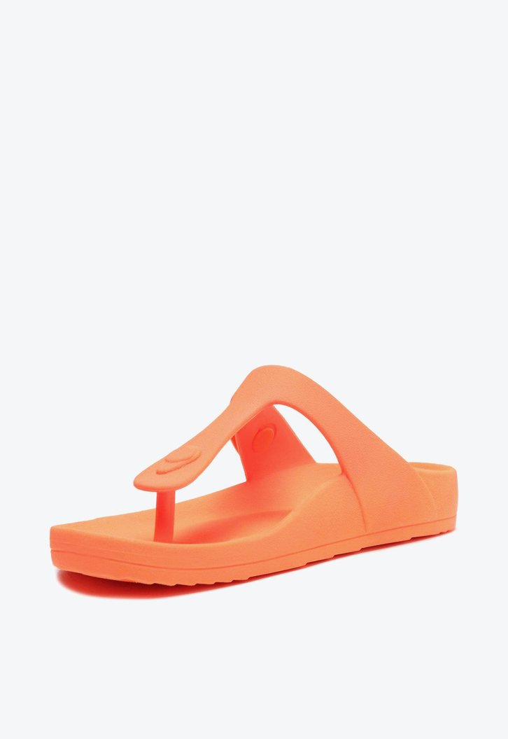 Chinelo Laranja Anacapri Tira Única Fivela