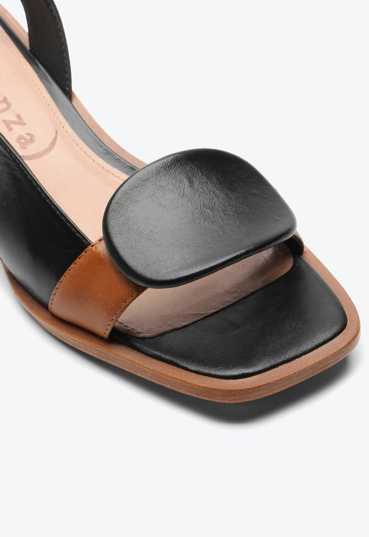 Sandália Preta Vicenza Constança | ZZ MALL