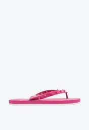 Chinelo De Dedo Rosa Arezzo Brizza Studs Rock