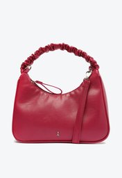 Bolsa Roxa Anacapri Baguete Alça Franzida Média