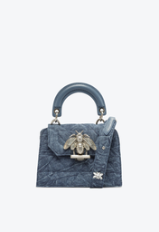 Bolsa Tiracolo Azul Schutz Pequena Abelha