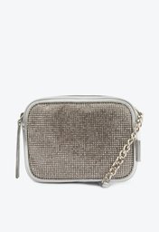 Bolsa Crossbody Prata Anacapri Pequena Manta Glam
