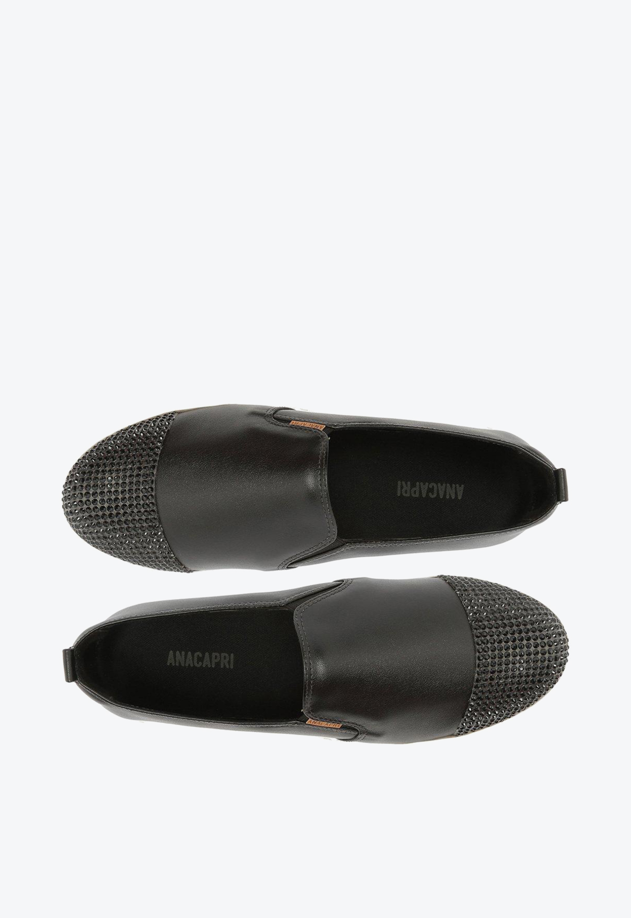 Tênis slip on glam preto hot sale