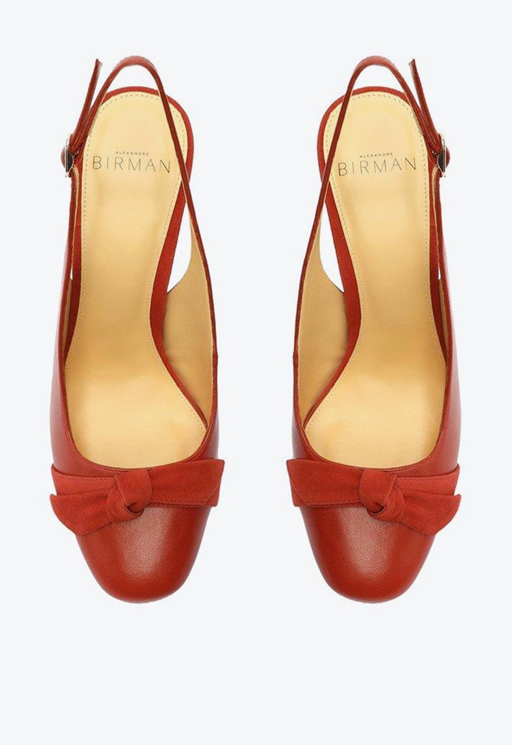 Clarita Curve Slingback 90 Henna