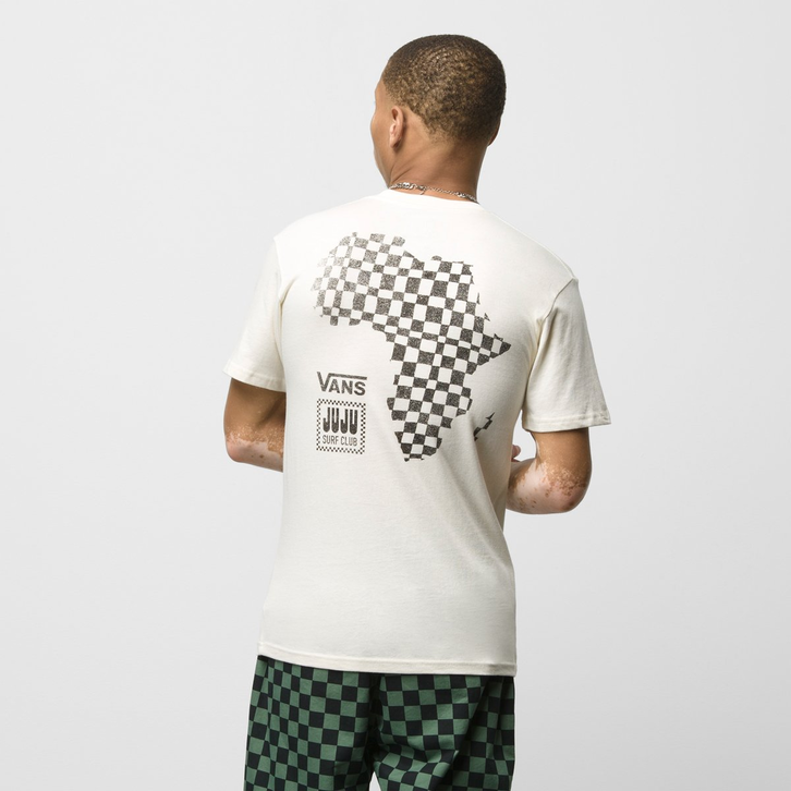 Camiseta Vans Ss X Juju Surf Club Antique White