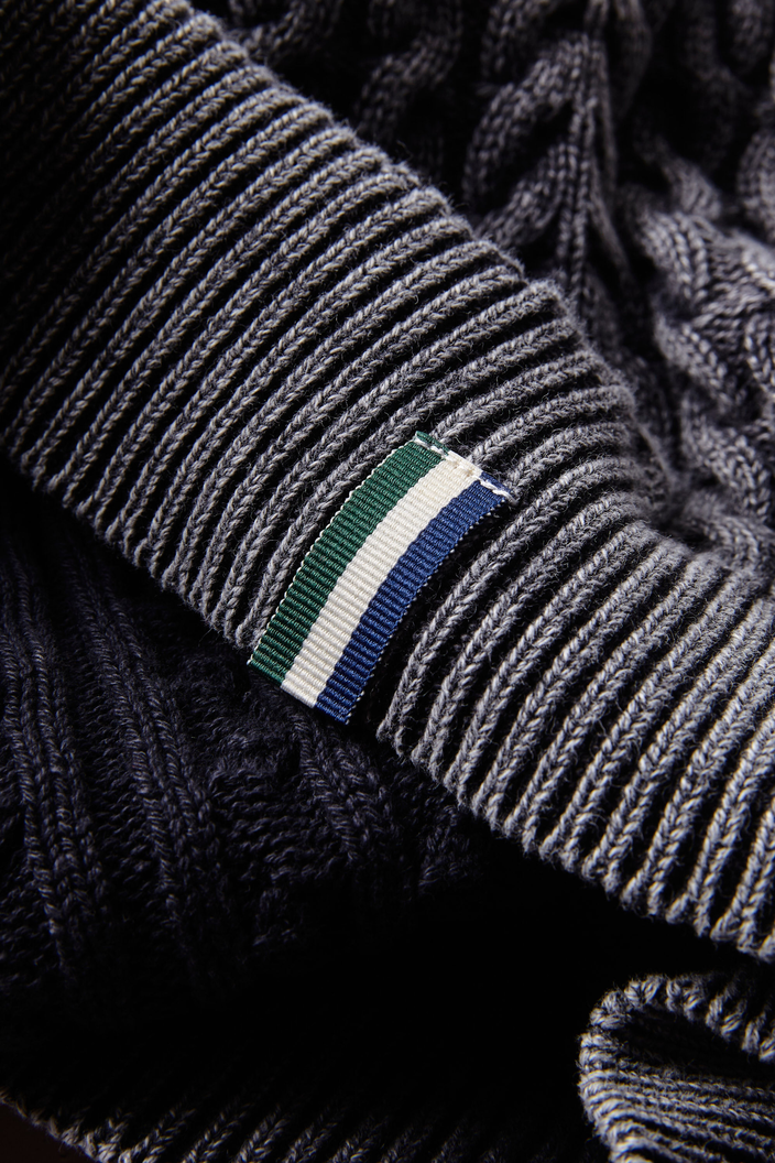 TRICOT AZUL RESERVA INDIGO TRANÇA
