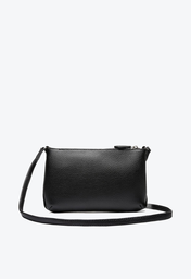 Bolsa Tiracolo Preta Arezzo Pequena Alça Fina | ZZ MALL