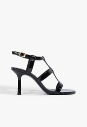 Sandalia Mirelle Couro Preto
