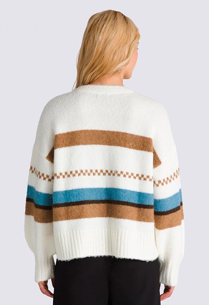 Casaco Valerie Stripe Cardigan Upland Marshmallow | ZZ MALL
