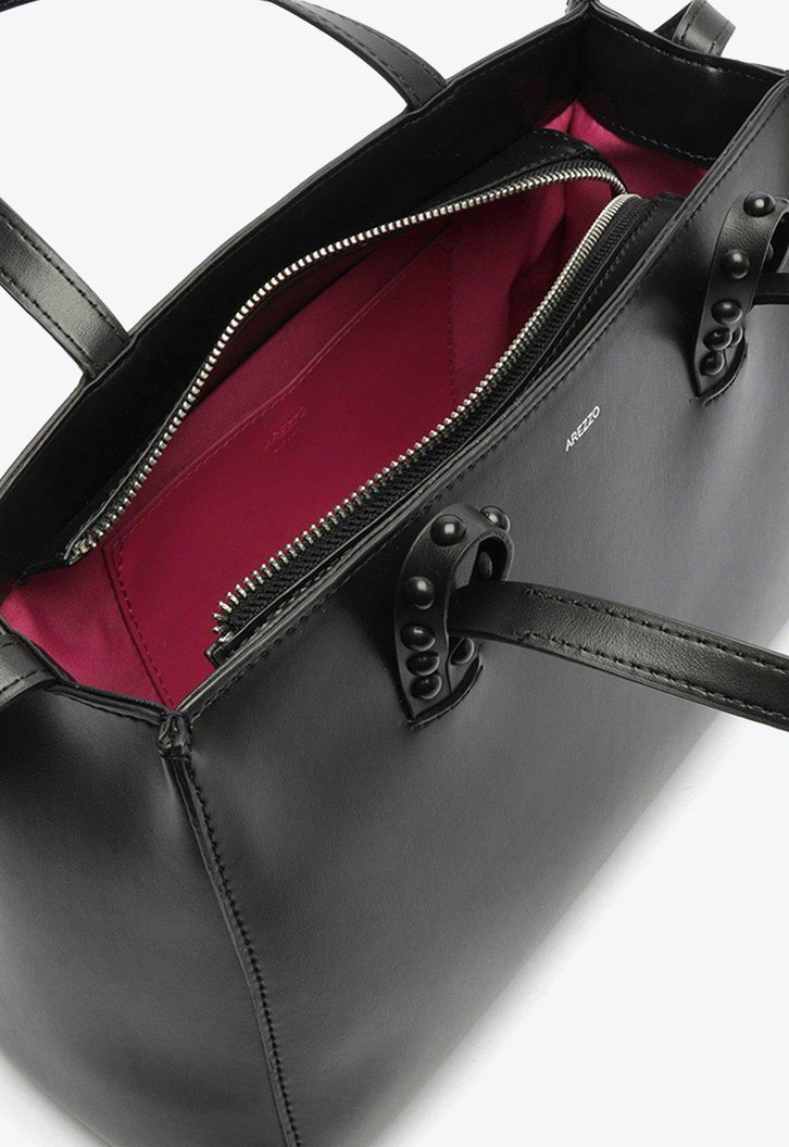 Bolsa Tote Básica Preta Arezzo Grande