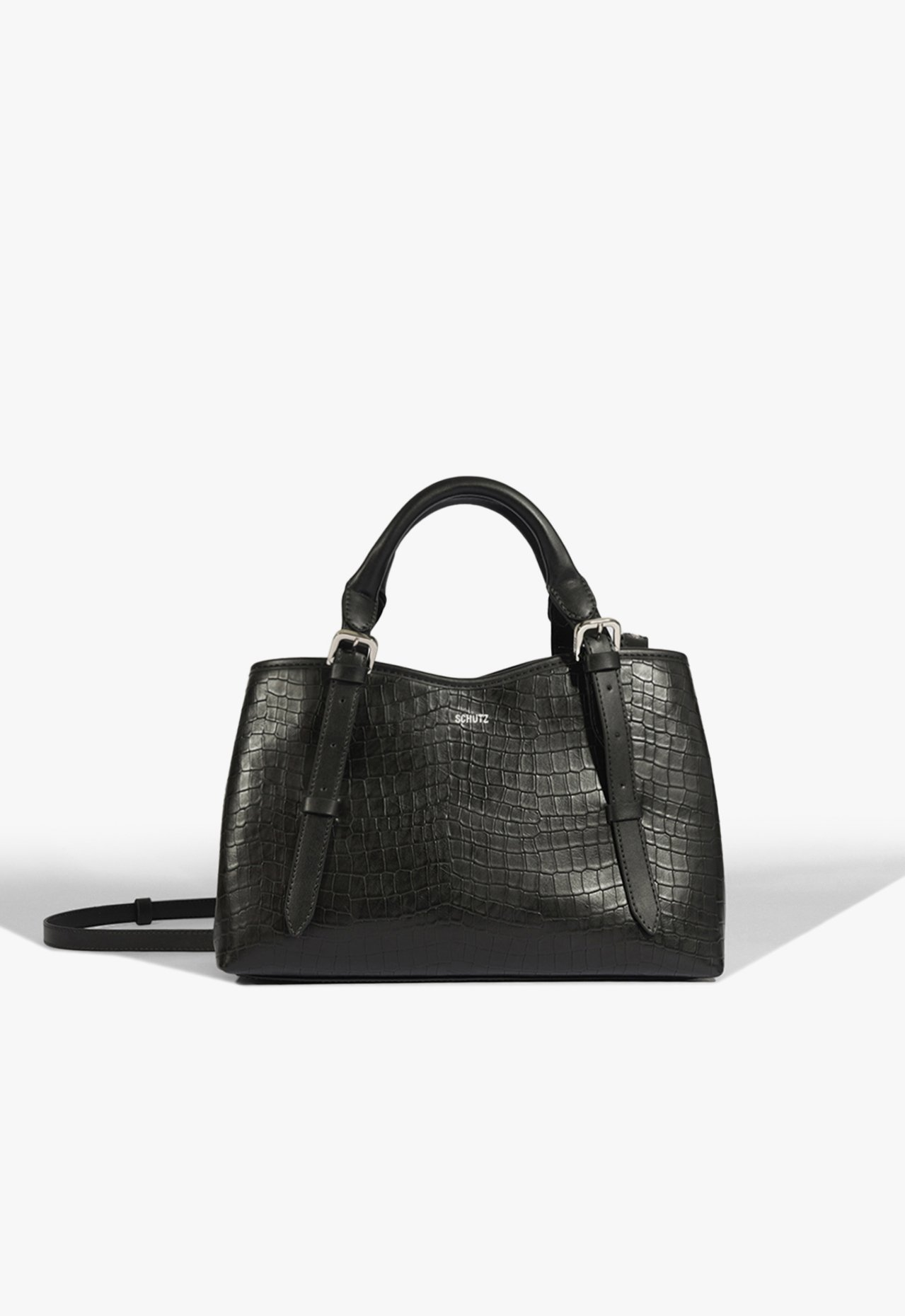 Bolsa Tiracolo Maeve Croco Preta Bolsa Tiracolo Maeve Croco Preta