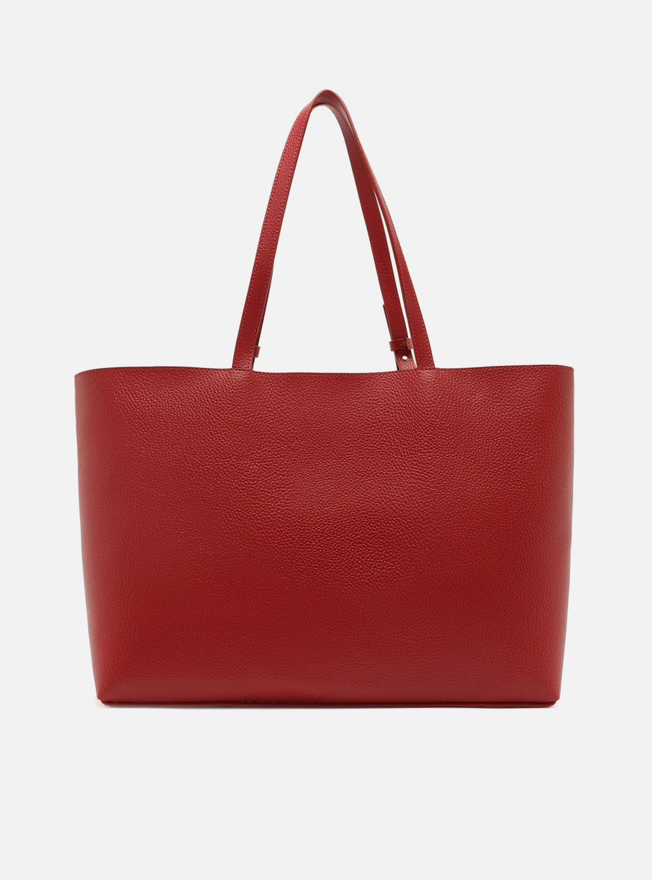 mi_chan.　0430 Bolsa Shopping Vermelha Arezzo Grande Charm Metal | ZZ MALL