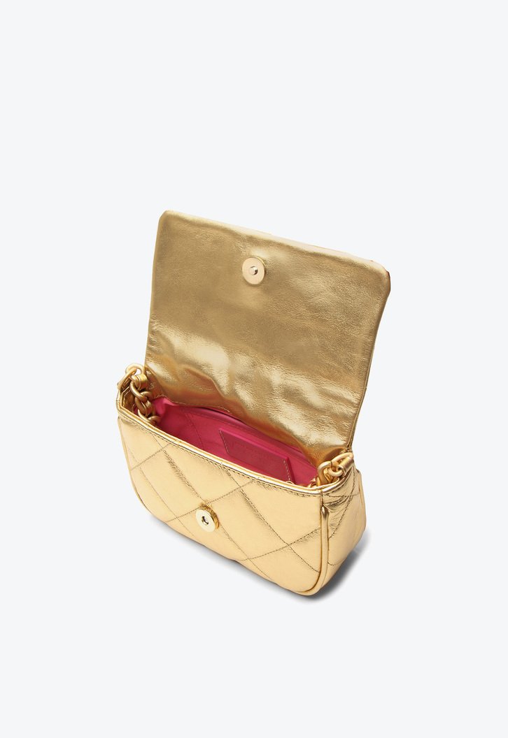 Bolsa Tiracolo Cristine Pequena Dourado