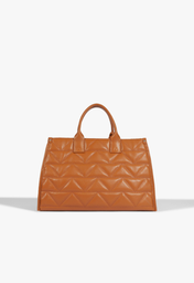Bolsa Tote Paris Couro Marrom | ZZ MALL