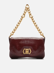 Bolsa Tiracolo Bordô Arezzo Couro Amélia Pequena