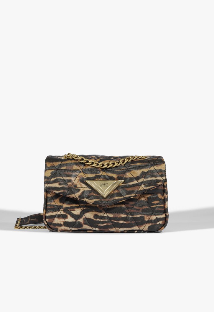Bolsa Tiracolo Schutz 944 Wild Couro Onça