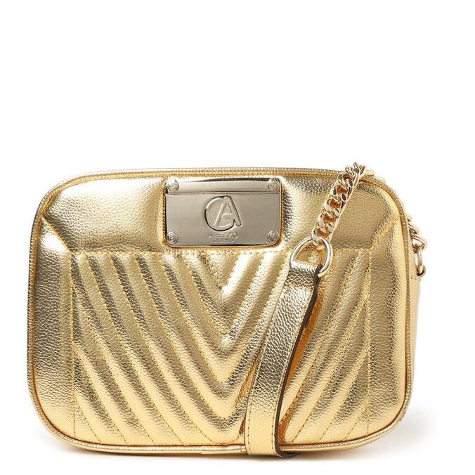 Bolsa pequena dourada clearance