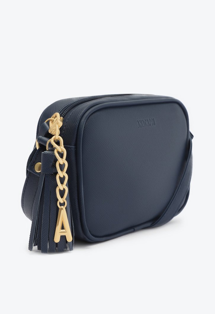 Bolsa Tiracolo Marinho Barbicacho Pequena