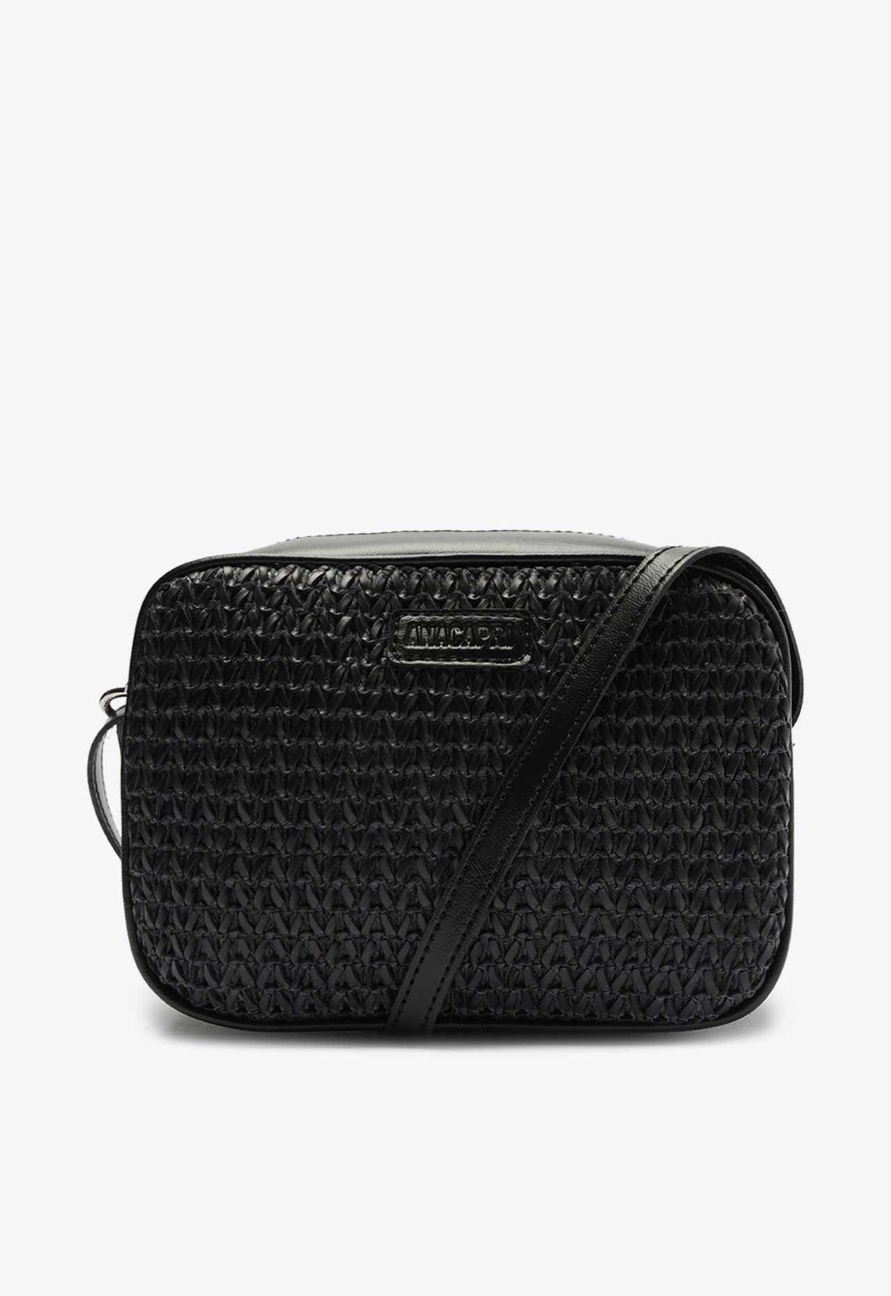 Crossbody Natural Preta Anacapri Firenze Zif Zag Crossbody Natural Preta Anacapri Firenze Zif Zag