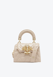 Bolsa Tote Bege Schutz Believe Matelassê Couro