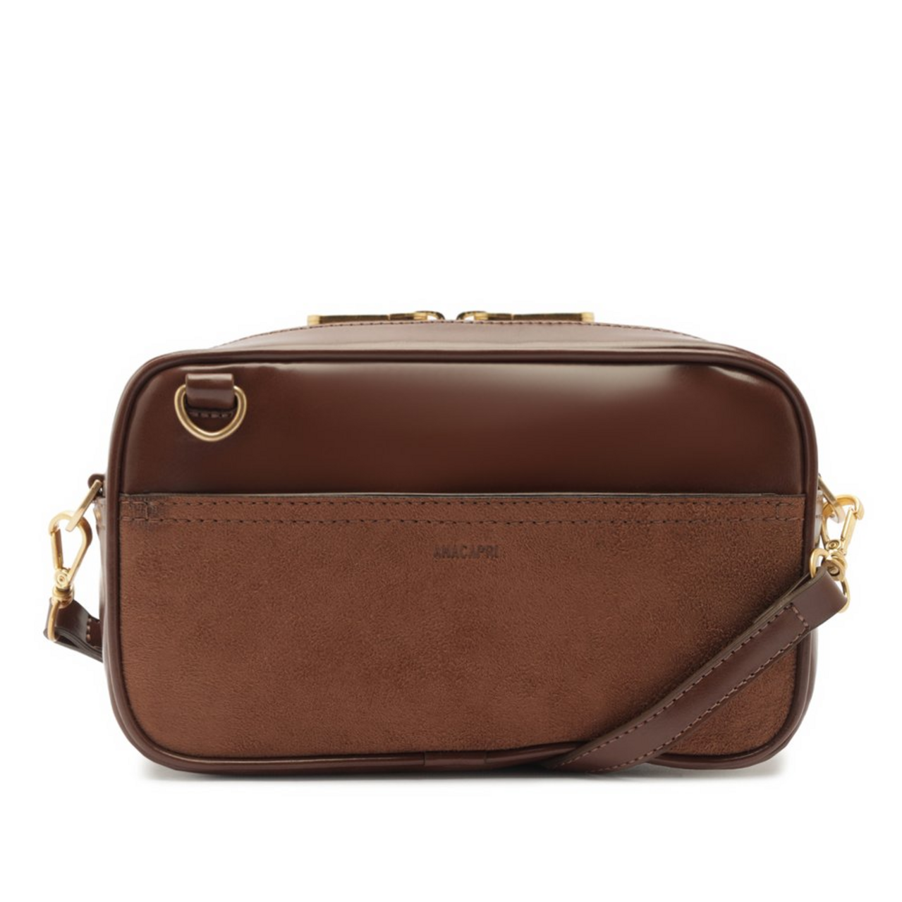 Bolsa Tiracolo Média Lisa Marrom | ZZ MALL