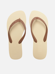 Chinelo de Dedo Marrom Coffee Bicolor Roma