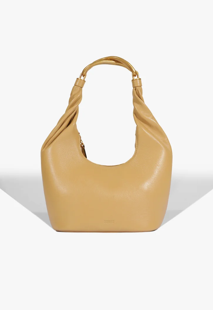 Bolsa Hobo Soleil Couro Marrom