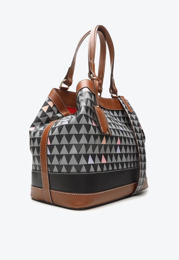 Bolsa Tote Preta Schutz Neo Emma Triangle