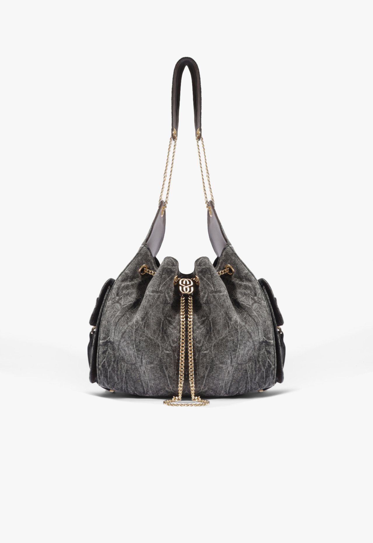みゆき38 Bolsa Schutz Shoulder Grande Lilibet Denim | ZZ MALL