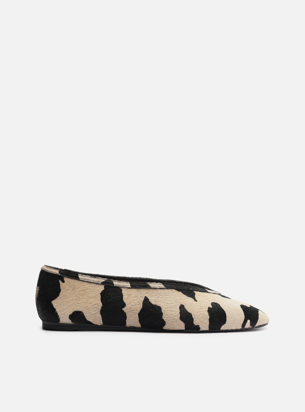 Sapatilha Animal Print Bico Redondo | ZZ MALL