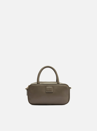 Bolsa Tiracolo Cinza Arezzo Couro Bead Zz Pequena