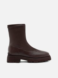 Bota Marrom Arezzo Salto Tratorado