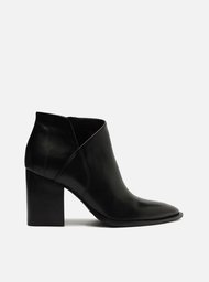 BOTA PRETA AREZZO COURO SALTO BLOCO