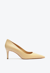 Scarpin Bege Schutz New Carry Over I Couro