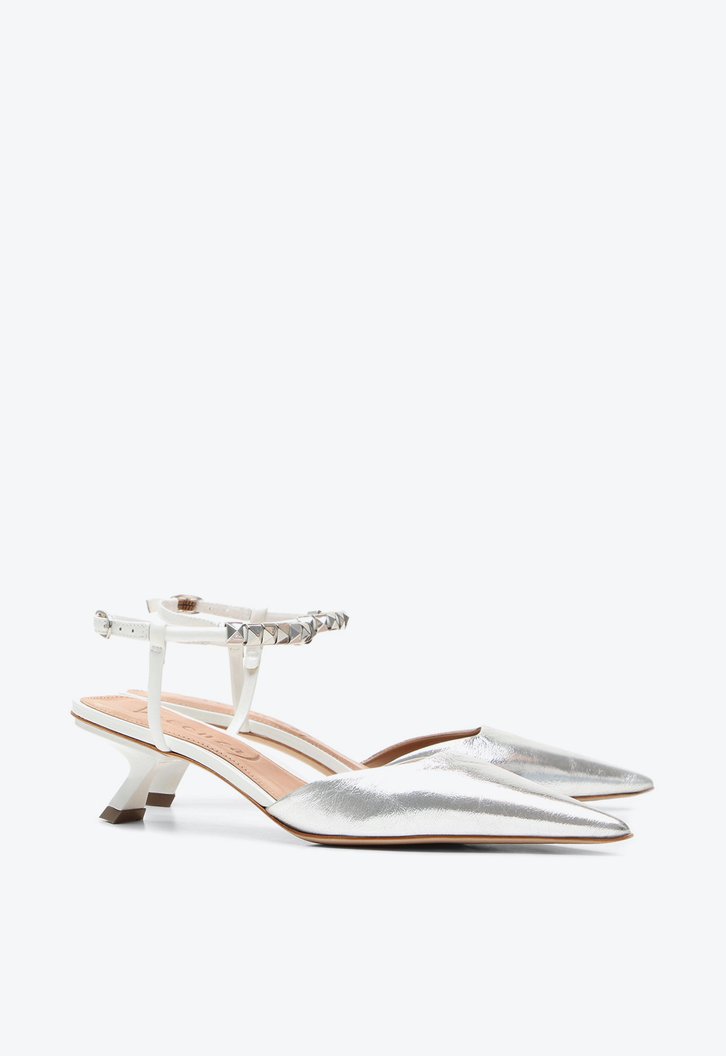 Slingback Servia Prata