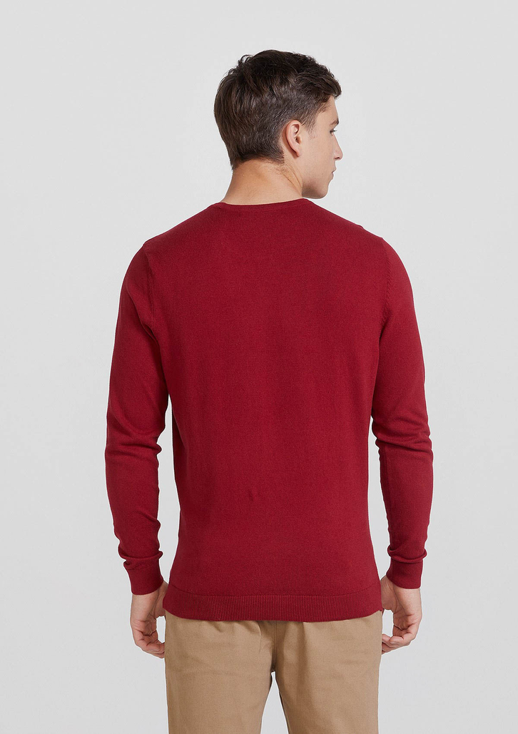 Suéter Vermelho Hering Básico Regular