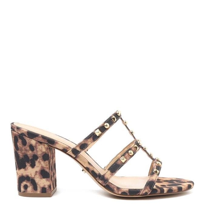 sandalia arezzo animal print