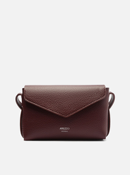 Bolsa Tiracolo Vinho Arezzo Pequena Envelope