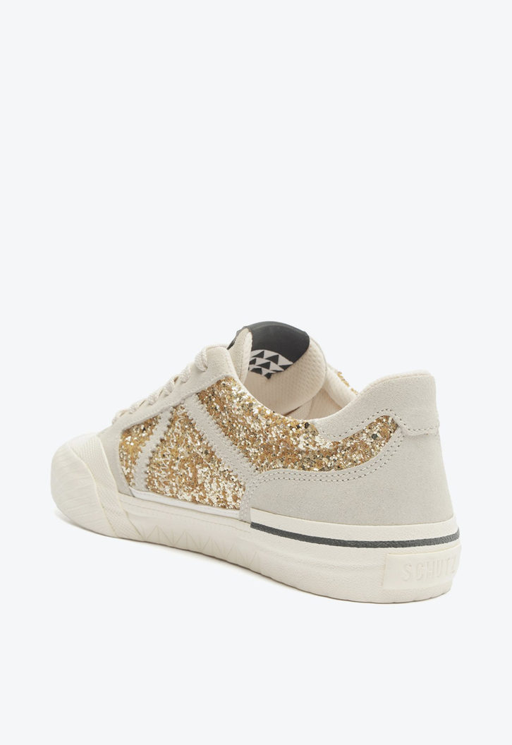 Tênis Dourado Schutz Glitter