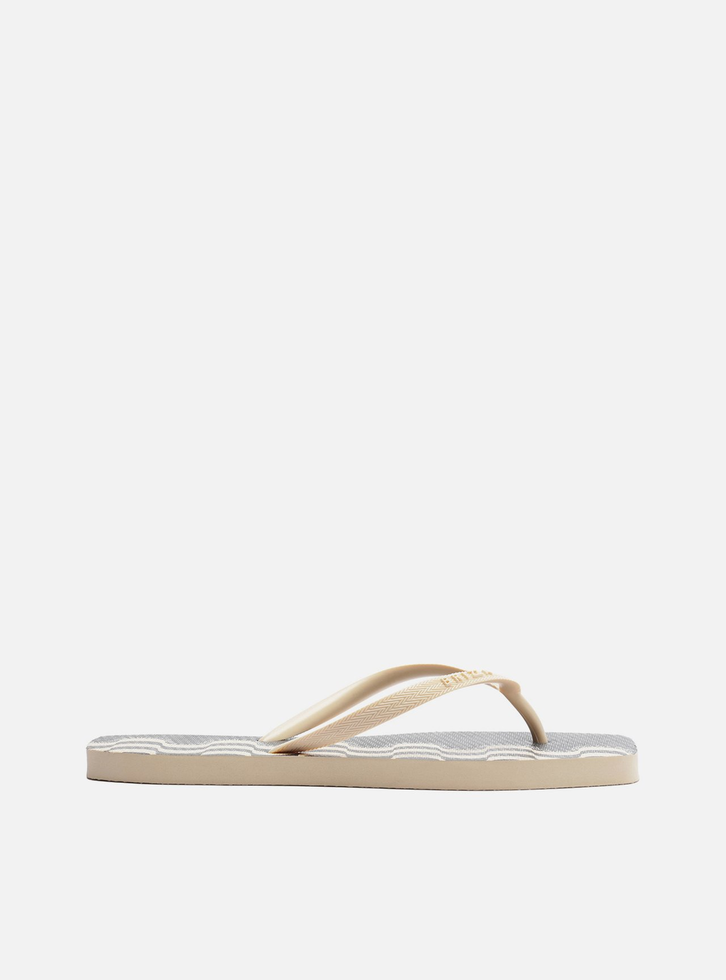 Chinelo de Dedo Branco Square Copacabana