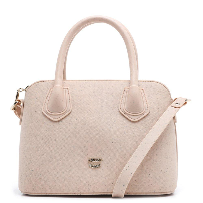 Bolsa Arezzo Tote Bege Plástico Lara Média | ZZ MALL