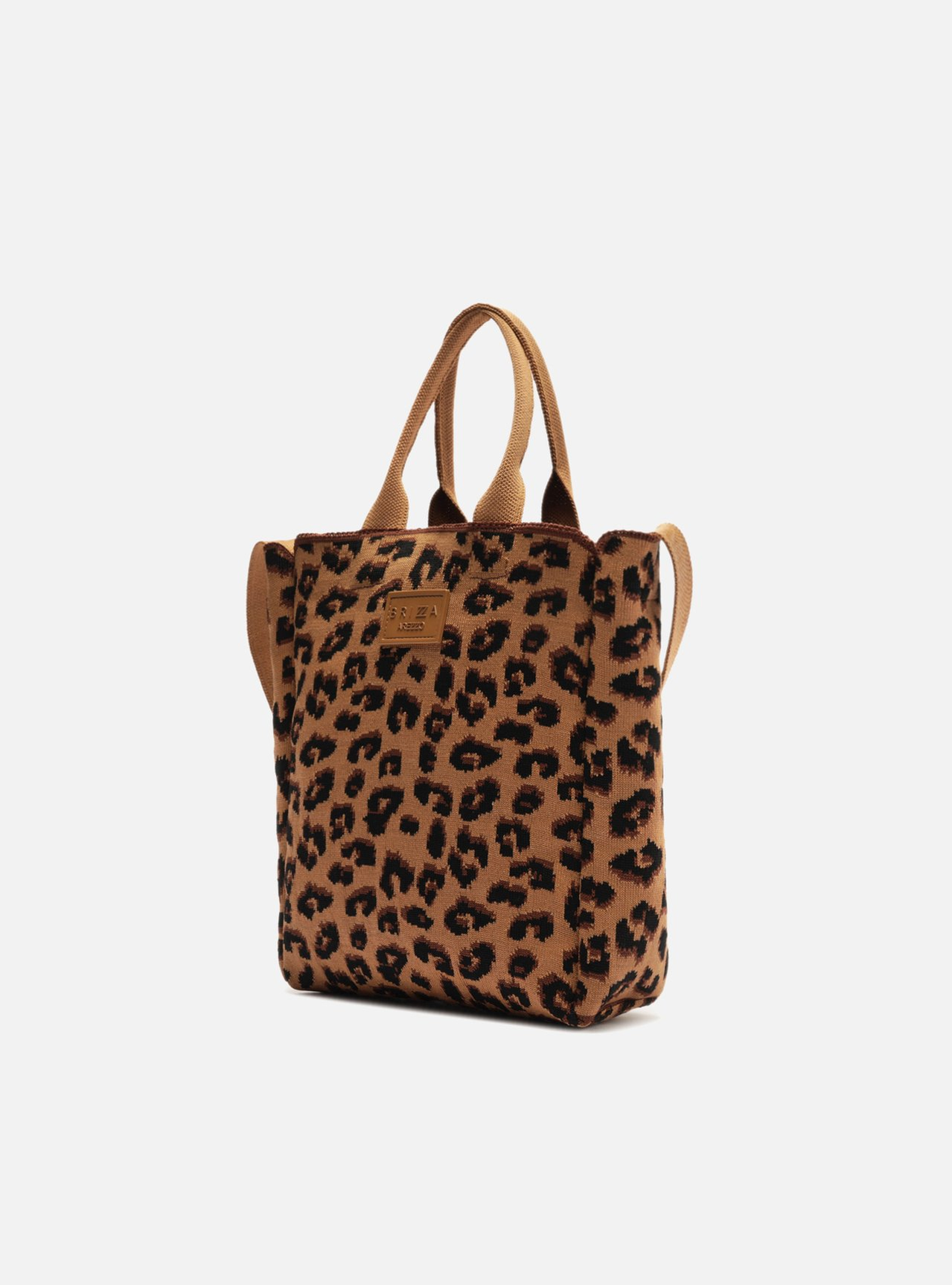 Bolsa Shopping Animal Print Crochê Mônaco Pequena | ZZ MALL