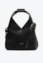 Bolsa Tiracolo Preta Anacapri Pequena Pespontos Trendy