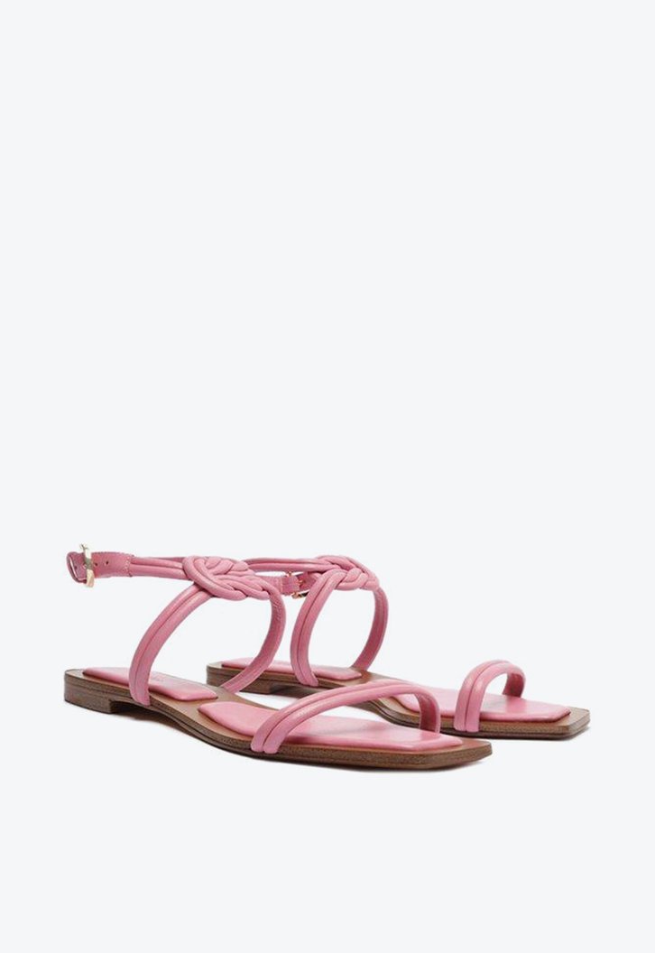 Vicky Square Padded Flat Fresh Pink