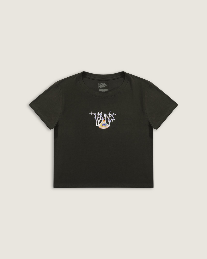 Camiseta Manga Curta Sweet Talk Ss Baby Tee Faded Black