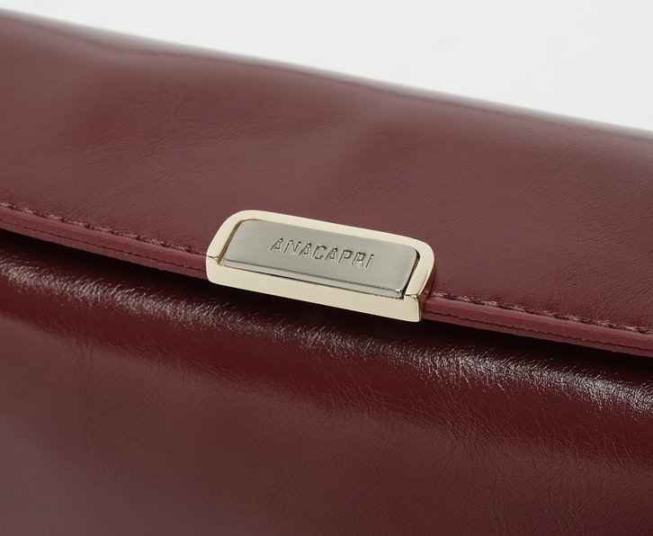 Bolsa Tiracolo Média Moderna Vermelha